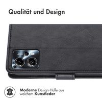 imoshion Luxuriöse Klapphülle Motorola Moto G13 / G23 - Schwarz