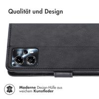 imoshion Luxuriöse Klapphülle für das Motorola Moto G13 / G23 - Schwarz