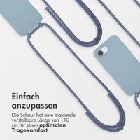 imoshion Color Backcover mit abnehmbarem Handykette und MagSafe Apple iPhone 16e - Ash Blue