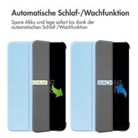imoshion Trifold Klapphülle Apple iPad 11 (2025) 11 Zoll A16 / iPad 10 (2022) 10.9 Zoll - Hellblau