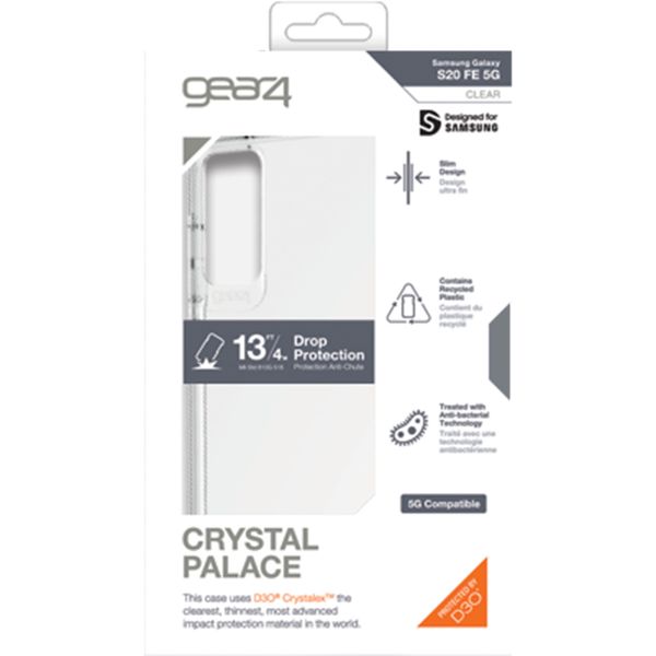 ZAGG Crystal Palace Case Samsung Galaxy S20 FE - Transparent