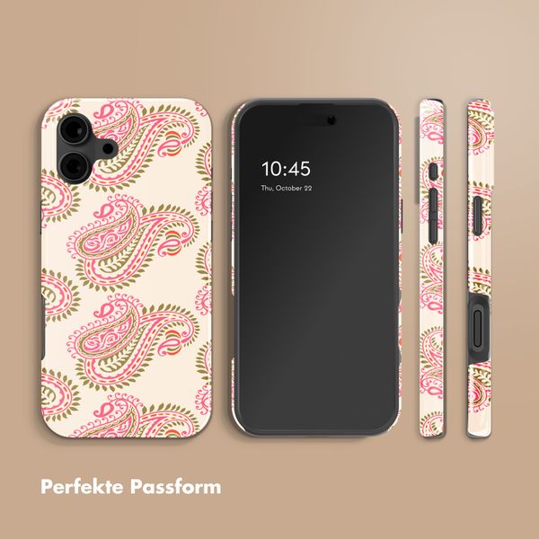 Selencia Vivid Back Cover Apple iPhone 16 - Paisley Blush