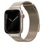 Uniq Dante Mesh Milanese Stahlarmband für die Apple Watch Series 1 bis 9 / SE (38/40/41 mm) | Series 10 (42 mm) - Starlight