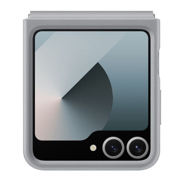 Samsung Original KindSuit Vegan Leather Case Samsung Galaxy Z Flip 6 / Flip 7 FE - Gray
