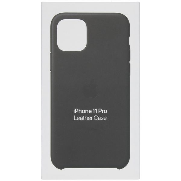 Apple Leder-Case Schwarz für das iPhone 11 Pro