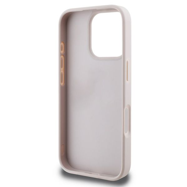 Guess Bottom Stripe 4G Back Cover Apple iPhone 16 Pro - Rosa