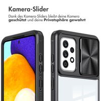 imoshion Back Cover mit Kameraschieber für das Samsung Galaxy A52(s) (5G/4G) - Schwarz