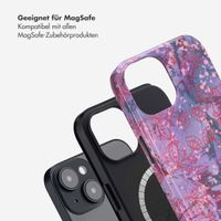 Selencia Vivid Rückabdeckung mit MagSafe Apple iPhone 14 - Fresh Paint Flower Orange