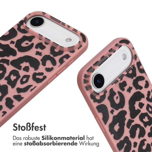 imoshion SilikonHülle design mit Band Apple iPhone Air - Animal Pink