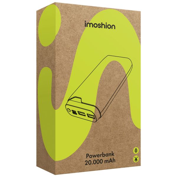 imoshion Powerbank - 20.000 mAh - Schnelles Aufladen und Power Delivery - Blau