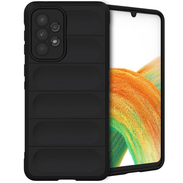 imoshion EasyGrip Back Cover für das Samsung Galaxy A33 - Schwarz