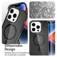 imoshion Sparkle Back Cover mit MagSafe Apple iPhone 14 Pro - Glitter Schwarz