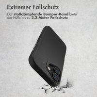 Accezz Tough Back Cover mit MagSafe Apple iPhone 16 - Schwarz