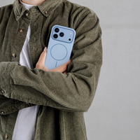 imoshion Color Backcover mit Thin MagSafe Ring Apple iPhone 18 Pro / 17 Pro - Hellblau