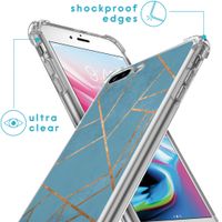 imoshion Design Hülle mit Band für das iPhone 8 Plus / 7 Plus - Blue Graphic