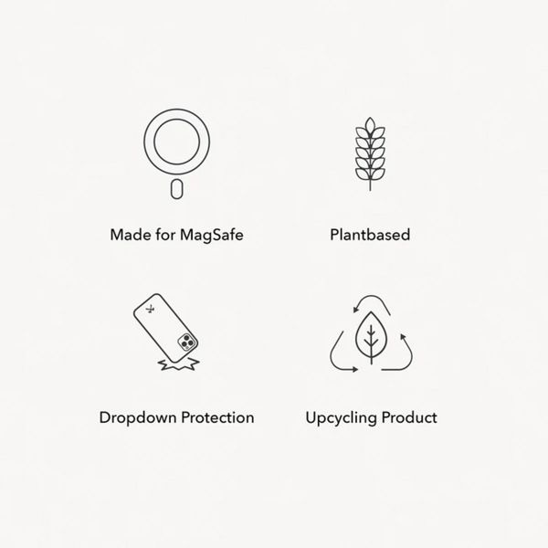 Woodcessories Bio Case MagSafe Apple iPhone 16 Pro Max - Schwarz