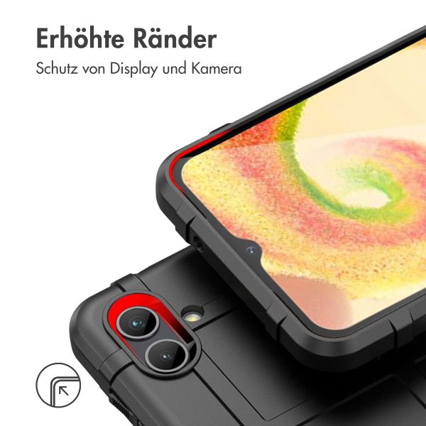 imoshion Rugged Shield Backcover für das Samsung Galaxy A04 - Schwarz