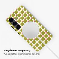 Selencia Vivid Rückabdeckung mit MagSafe Samsung Galaxy S24 - Check This Olive