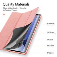 Dux Ducis Domo Klapphülle Samsung Galaxy Tab S10 Plus / Tab S9 FE Plus / Tab S9 Plus - Rosa