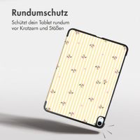 imoshion Design Trifold Klaphülle Apple iPad Air 11 Zoll (2026) M4 / (2025) M3 / (2024) M2 / Air 5 (2022) / Air 4 (2020) - Garden Stripes