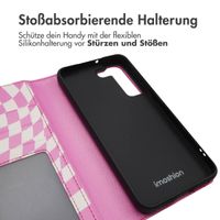 imoshion Design Klapphülle Samsung Galaxy S22 - Retro Pink