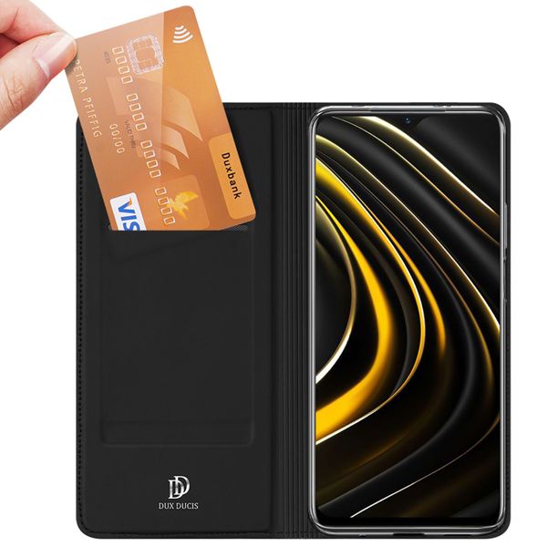 Dux Ducis Slim TPU Klapphülle für das Xiaomi Poco M3 - Schwarz