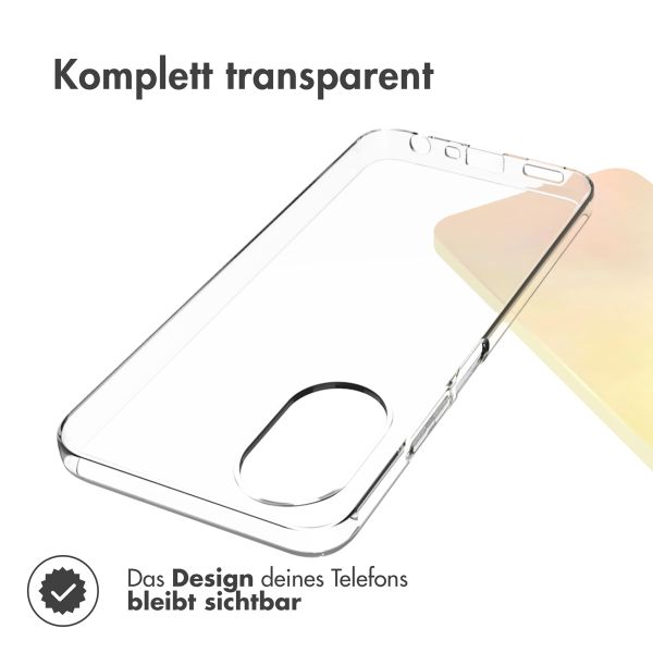 Accezz TPU Clear Cover für das Oppo A18 / Oppo A38 - Transparent