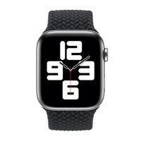 Apple Geflochtenes Solo Loop für  Apple Watch Series 1 - 11 / SE / Ultra (44/45/46/49 mm) - Größe 7 - Charcoal