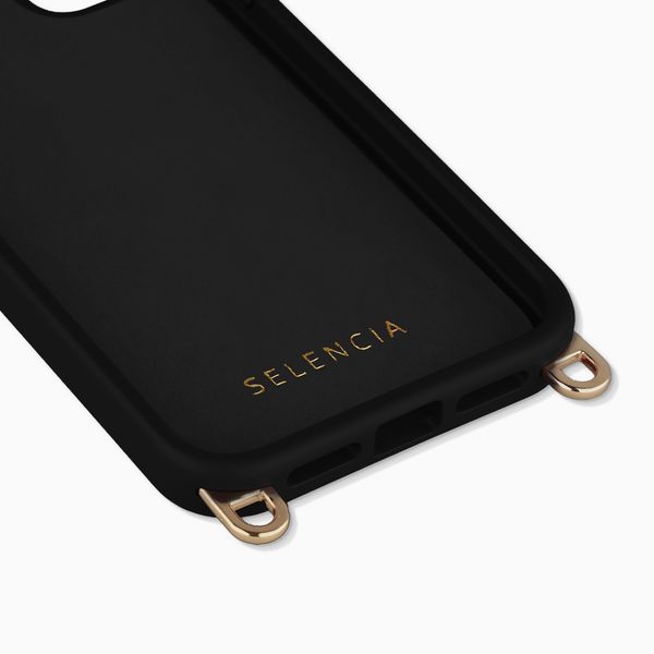 Selencia Rivièra Backcover mit MagSafe mit abnehmbaren Haken Apple iPhone 11 - Velvet Black