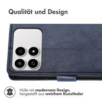 imoshion Luxuriöse Klapphülle Xiaomi Poco F8 Pro - Dunkelblau