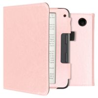 imoshion Vegan Leather Klapphülle für das Tolino Vision 6 - Rose Gold