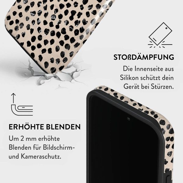 Burga Tough Back Cover für das iPhone 15 Pro - Almond Latte