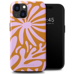 Selencia Vivid Back Cover Apple iPhone 15 - Modern Bloom Pink