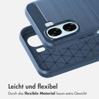 imoshion Brushed Back Cover Oppo A6x (4G/5G) - Dunkelblau