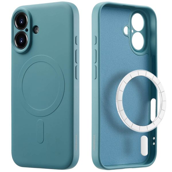 imoshion Color Back Cover mit MagSafe für das iPhone 16 - Smoke Green