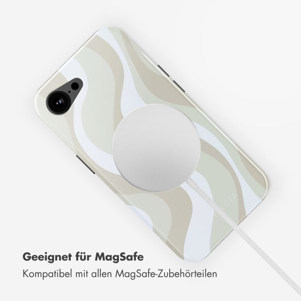 Selencia Vivid Rückabdeckung mit MagSafe Apple iPhone 16e - Desert Waves Beige