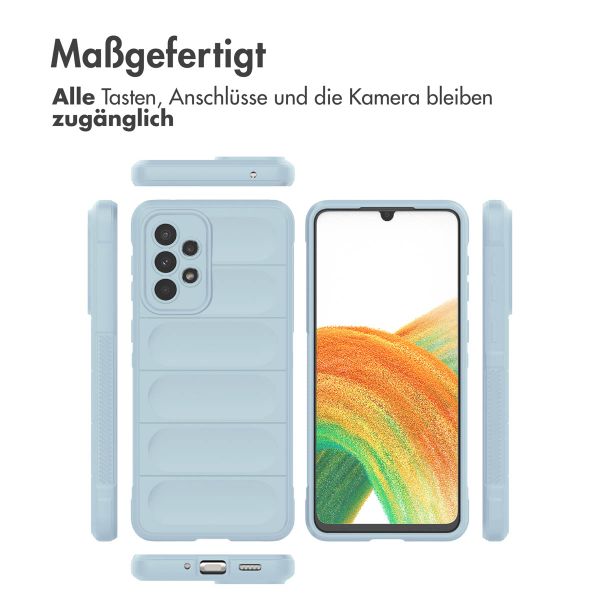 imoshion EasyGrip Back Cover für das Samsung Galaxy A33 - Hellblau