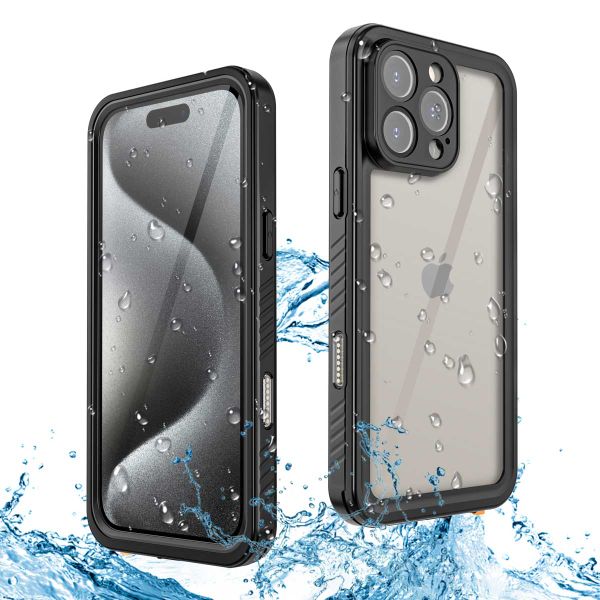 Redpepper Dot Plus Waterproof Case für das iPhone 16 Pro Max - Schwarz