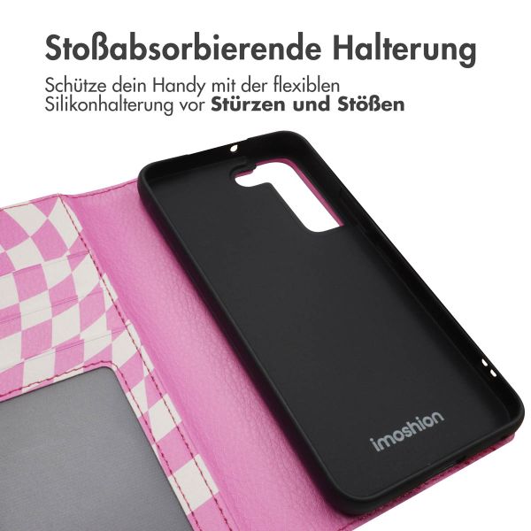 imoshion Design Klapphülle Samsung Galaxy S22 - Retro Pink