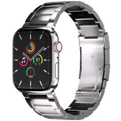 Accezz Mattes Titanstahlarmband für das  Apple Watch Series 1 t/m 9 / SE (38/40/41 mm) | Series 10 / 11 (42 mm) - Silber