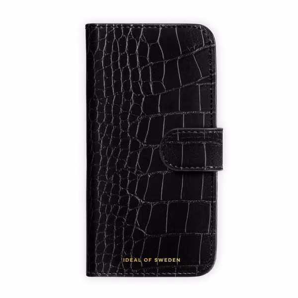 iDeal of Sweden Magnet Wallet+ Klapphülle Apple iPhone 18 Pro / 17 Pro - Black Croco
