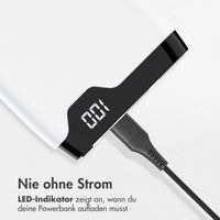 imoshion Powerbank - 20.000 mAh - Schnelles Aufladen und Power Delivery - Weiß