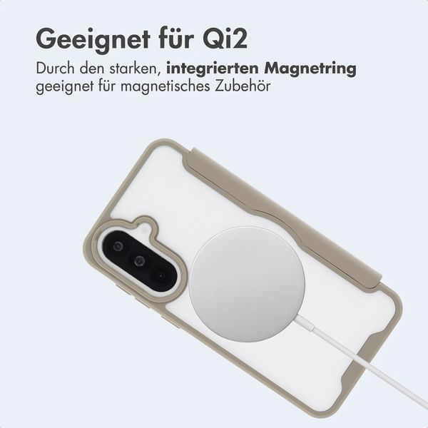 imoshion Transparente Bookcase mit MagSafe Samsung Galaxy A37 (5G) - Beige