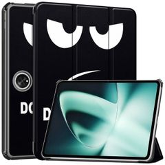 imoshion Design Trifold Klaphülle OnePlus Pad - Don't touch