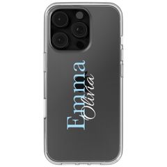 Personalisierte Hülle mit Namen iPhone 16 Pro Max - Transparent