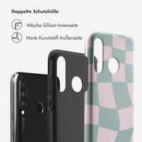 Selencia Vivid Tough Back Cover für das Huawei P30 Lite - Groovy Sage Green