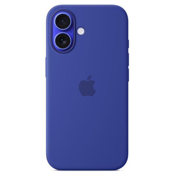 Apple Silikon-Case MagSafe für das iPhone 16 - Ultramarine