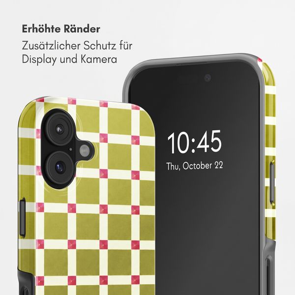 Selencia Vivid Rückabdeckung mit MagSafe Apple iPhone 17 - Check This Olive