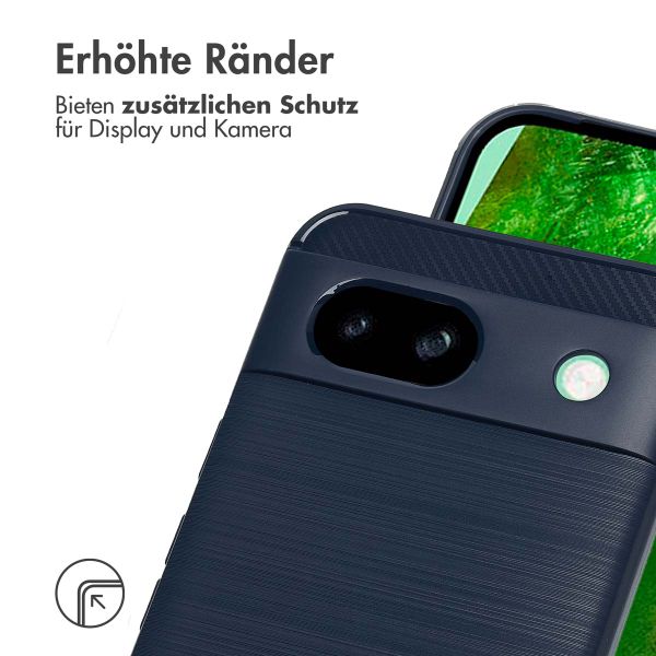 imoshion Brushed Back Cover Google Pixel 8a - Dunkelblau