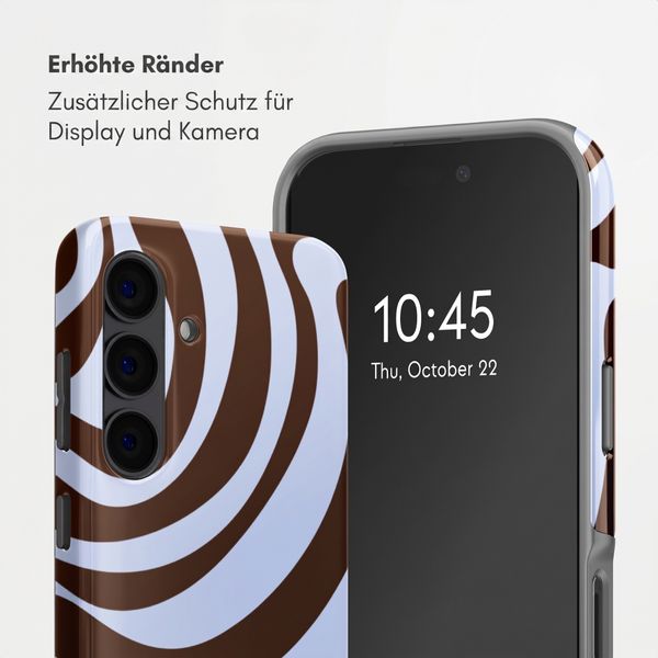 Selencia Vivid Back Cover Samsung Galaxy S24 - Dream Swirl Chocolate